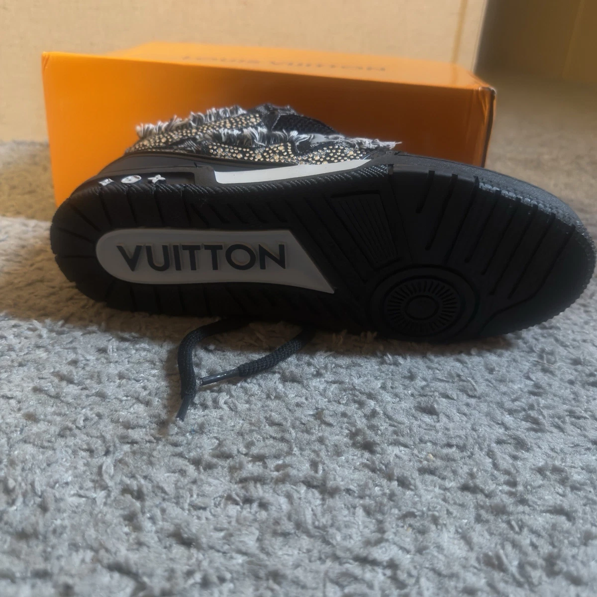 Louis Vuitton LV Trainer Monogram Denim for sale | eBay