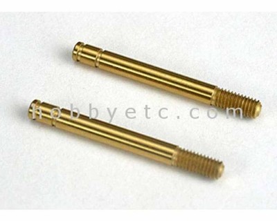 Traxxas 4261T Shock Shafts Hardened Steel Titanium Nitride Coated 4-tec 2.0 E...