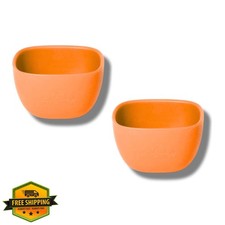 Avanchy Silicone Baby Bowls MINI Orange 2 Pack