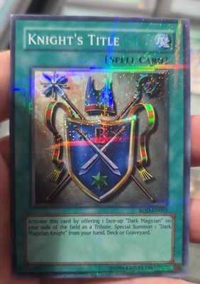 Knight's Title (Reshef of Destruction) (Super Rare) ROD-EN002 Parallel Rare Nm