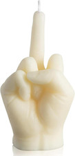 Middle Finger Candle, Scented Natural Soy Wax Candle, Hand Gesture Middle Finger