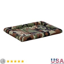 Durable Water Resistant Dog Bed W/ Non-Slip Base Indoor Crate Relaxation New