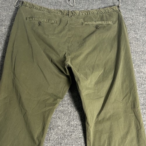 Uniqlo Pants Mens XL Olive Green Slim Stretch Chino Jogger Hem Casual Streetwear - Picture 4 of 12