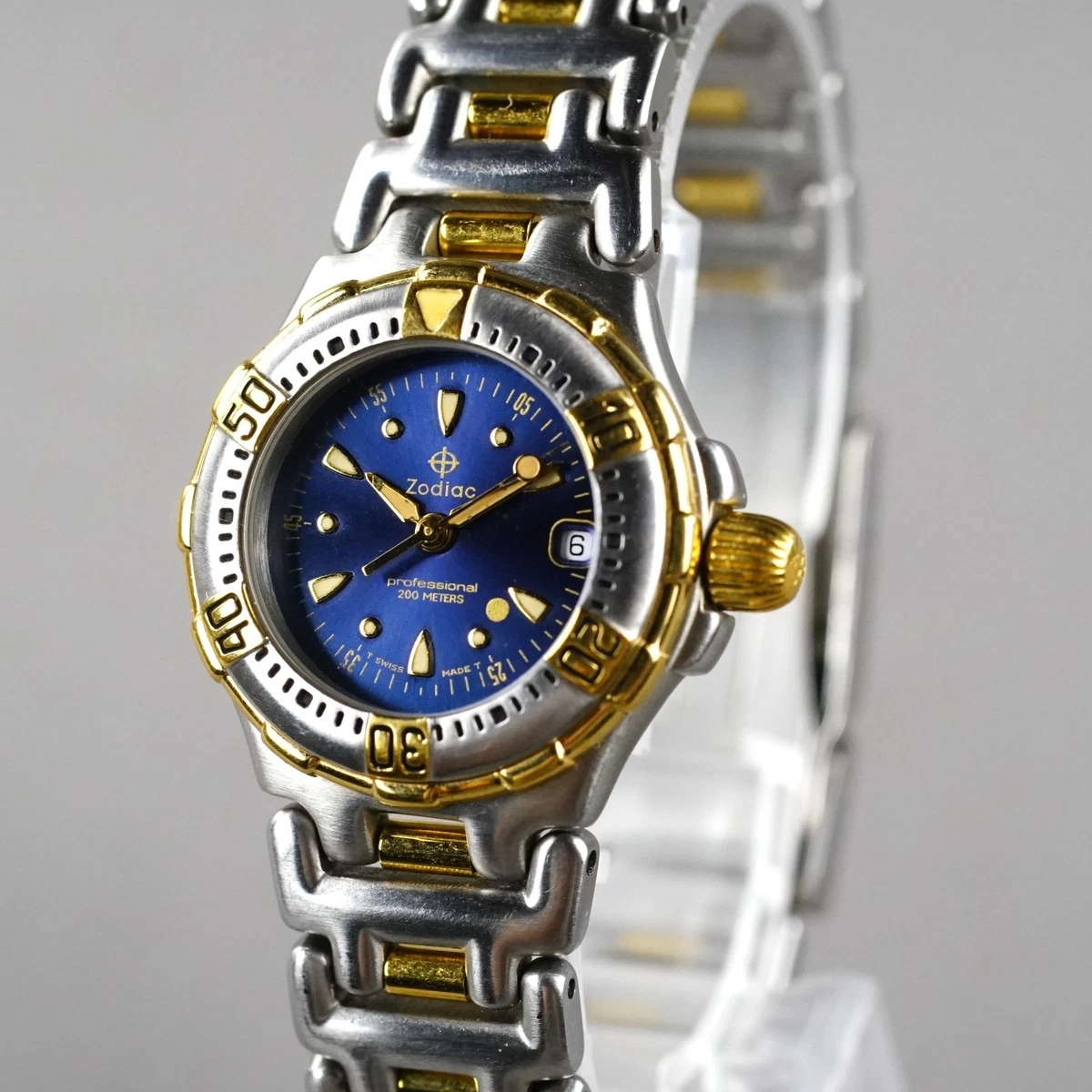 Zodiac Stainless Steel Case Quartz Wristwatches for sale | eBay