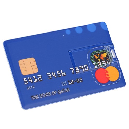 Card Shaped U Disk Simple Unique USB Flash Drive for Data Storage File - Afbeelding 2 van 12