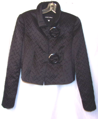 Giorgio Armani Wouman's Outfit/Suit Jacket/Pants Black Jacket 42