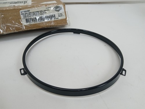 Harley-Davidson New 93-17 Headlamp Mounting Ring 7" Black 67700487