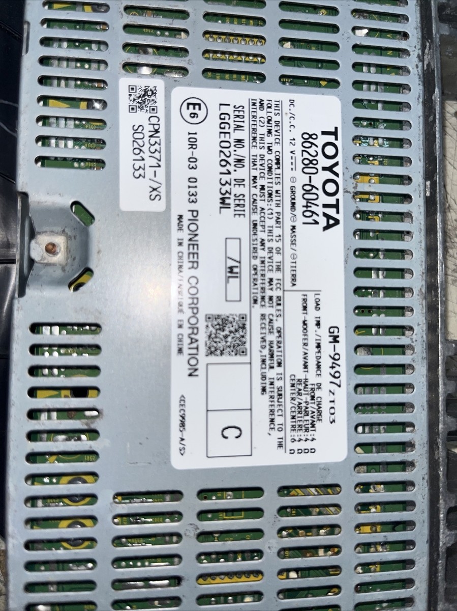 2010-2014 lexus GX460 OEM Pioneer amplifier 86280-60461 | eBay