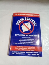 Sugar Busters!  Cut Sugar to Trim Fat-HC/DJ By Steward, H. Leighton-*Like New*