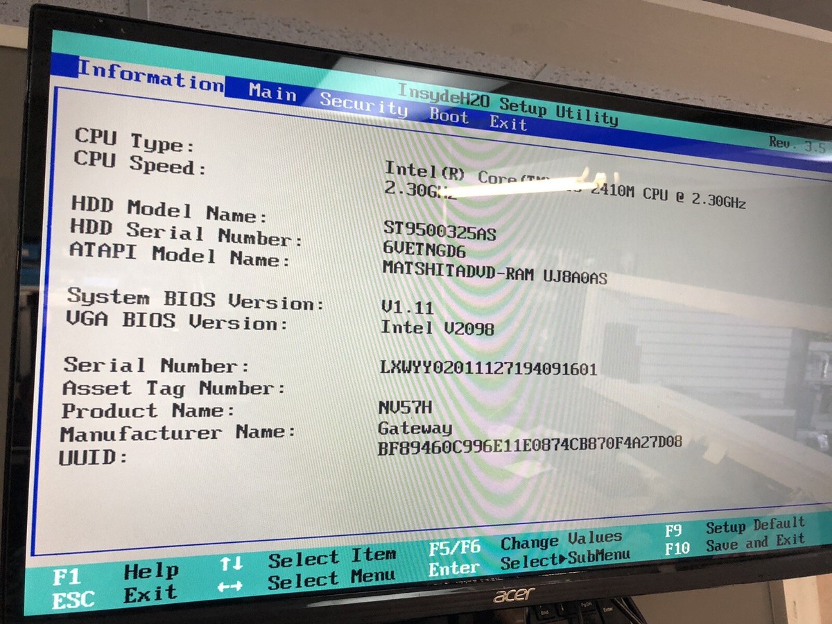 Gateway 15.6” P5WS0 Laptop Intel Core i5-2410 15.6