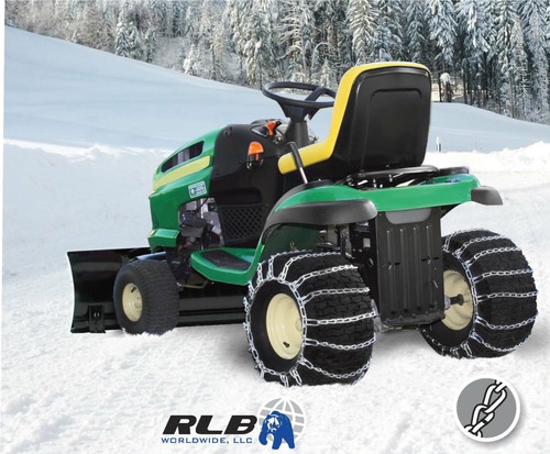 Grizzlar GTU-240 Garden Tractor Snowblower Tire Chains Ladder 2 link 4.80-8 - Picture 2 of 8