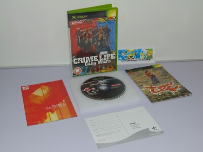 Crime Life Gang Wars Xbox Original Konami Microsoft PAL Komplett