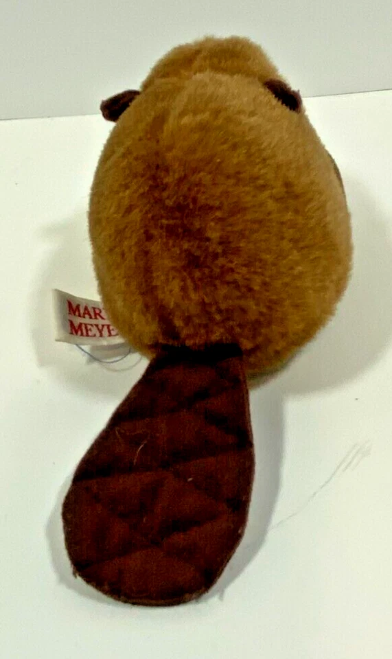 Juguete de peluche Mary Meyer 1994 Beaver Finger Puppet 7" Foto 4 de 4