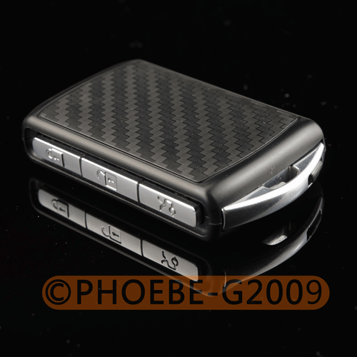 Remote Key Shell Case Fob Carbon Fiber 3D Pattern for VOLVO 2016 XC90 - Picture 2 of 7