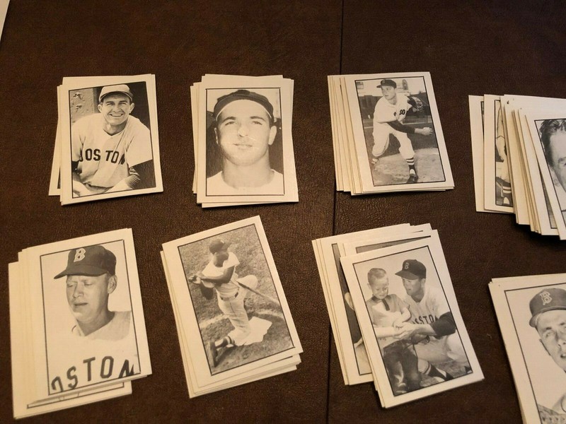 1982 Boston Globe Red Sox Card Lot MT #1-72 and 91-126 (108 Cards) Ted Williams