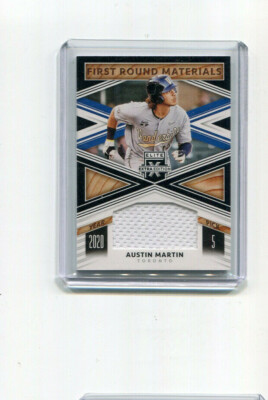 2020 Elite Extra Edition First Round Materials Austin Martin Jersey