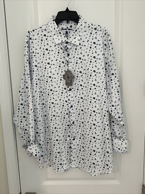 NWT Visconti Back Button Down Shirt 2XL