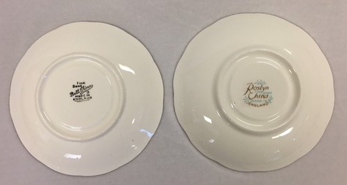 Vintage Roslyn China and Bell China Cups and Saucers England - Picture 9 of 9