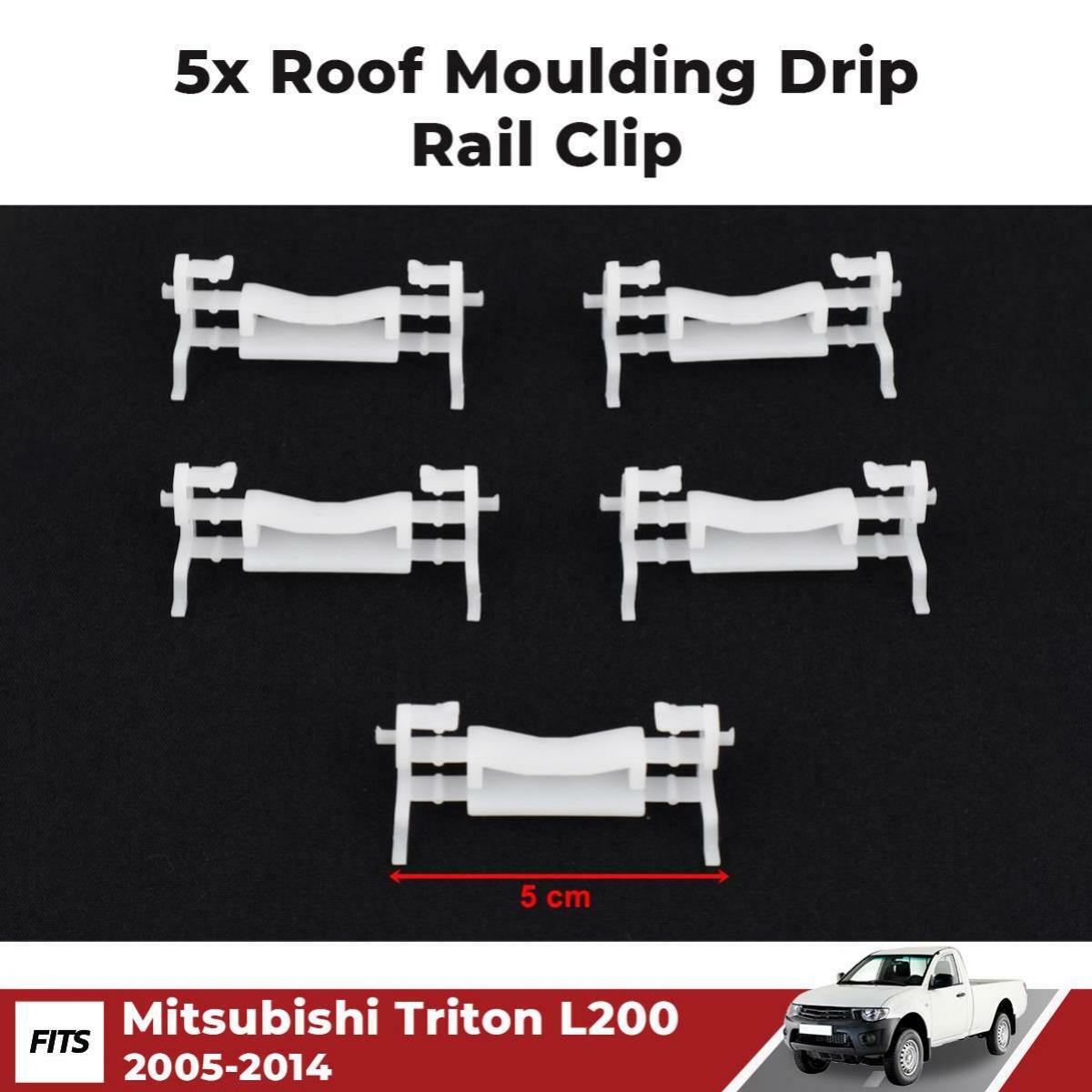 10-Pack Roof Molding Clips For Mitsubishi L200 Triton | ABS Plastic Trim Snap Clips Replacement-815344