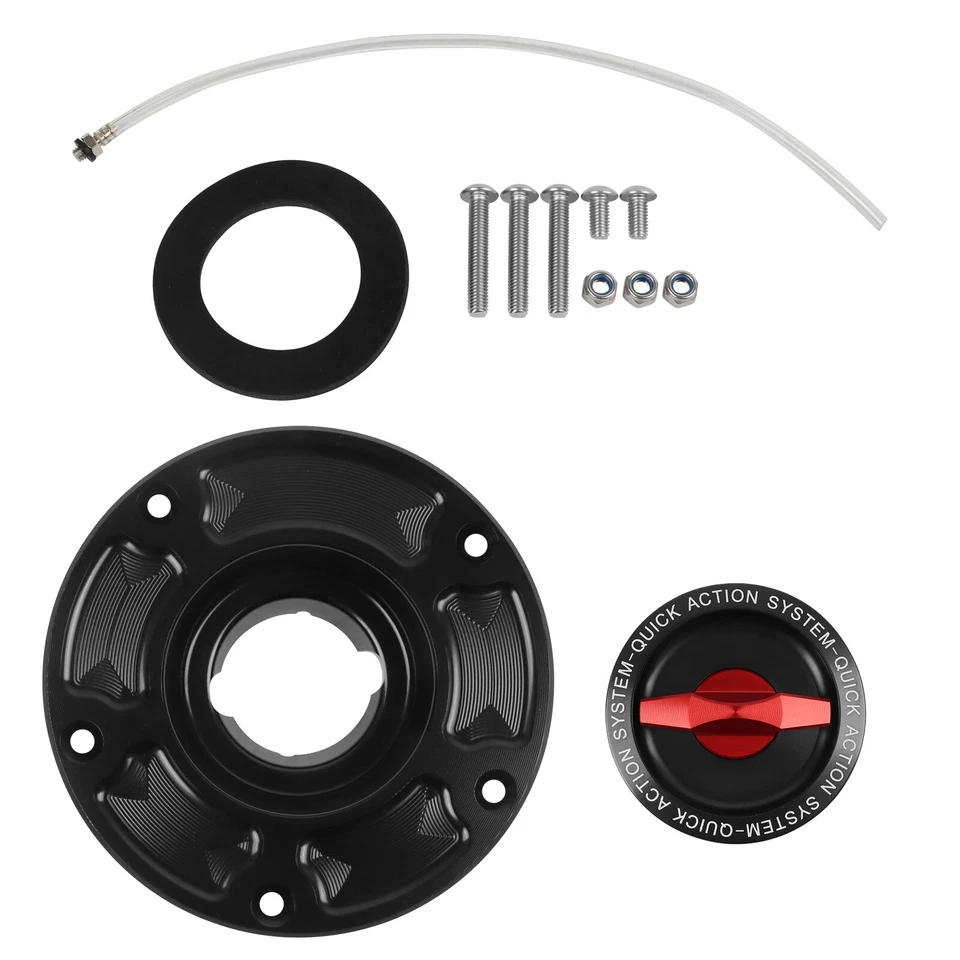 For Ducati MONSTER 1100/S 2009-2011 696 795 796 Fuel Gas Tank Cap Refuel Cover — 第 2/4 张图片