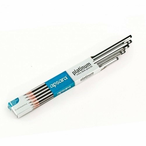 Apsara Platinum Extra Dark Pencil Dark Black Pencil for School Office Home Use - Picture 4 of 51