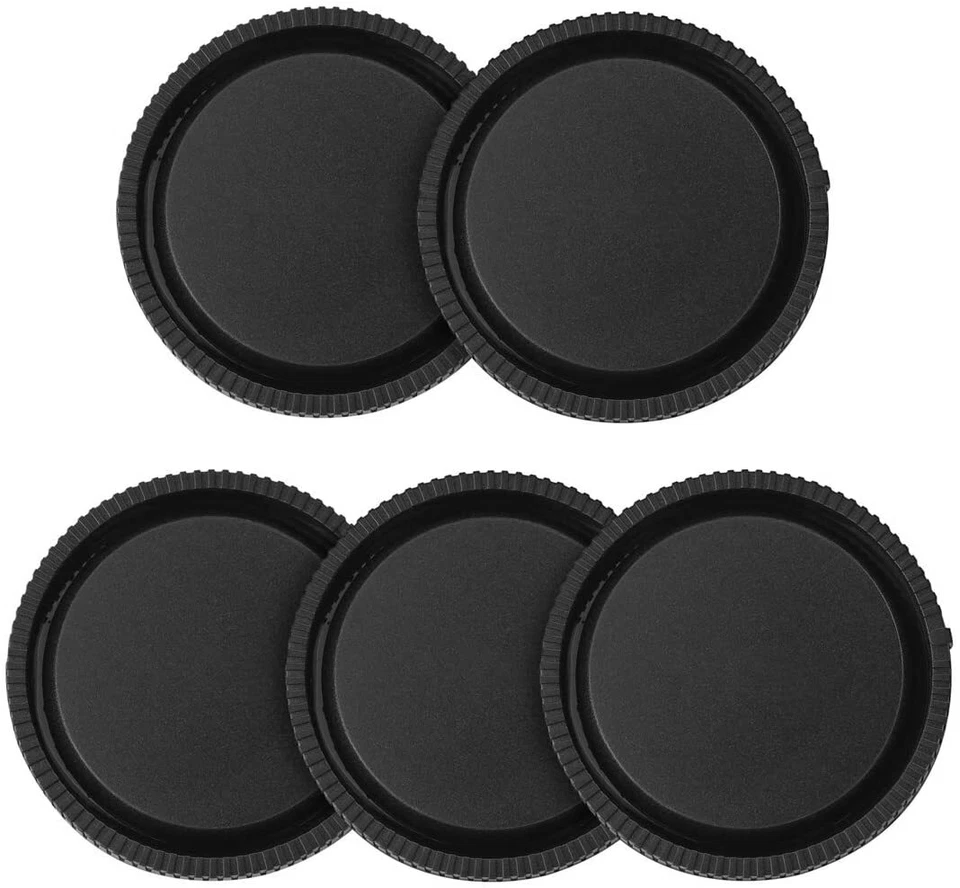 Rear Lens Cap Cover Protector for Sony E mount lens black 5 pack