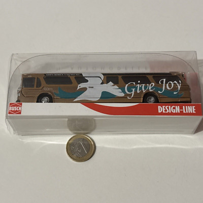 R345 Busch Design Line Bus Santa Monica bug Linienbus give joy 5174 1:87 USA US