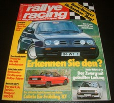 Rallye Racing 11/86 VW Polo GT G40, Treser Golf 16V, Opel Kadett GSi Cabrio