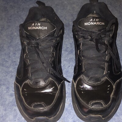 Nike Air Monarch IV Triple Black 416355 001 Mens Size 8 (4E) Extra Wide NEW Nike Air Monarch IV Men main image 4