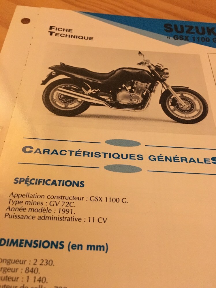 Entretoise Pour Suzuki GSX1100G (1991-1994) - Pièce D'occasion