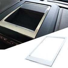 Chrome Central Control Storage Box Trim For 201-2020 Ford F150 F-150 Accessories