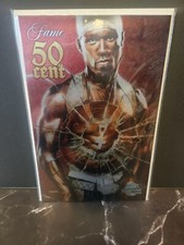 Fame: 50 Cent #1 METAL VARIANT COVER Get Rich Die Trying Tidal Wave Productions