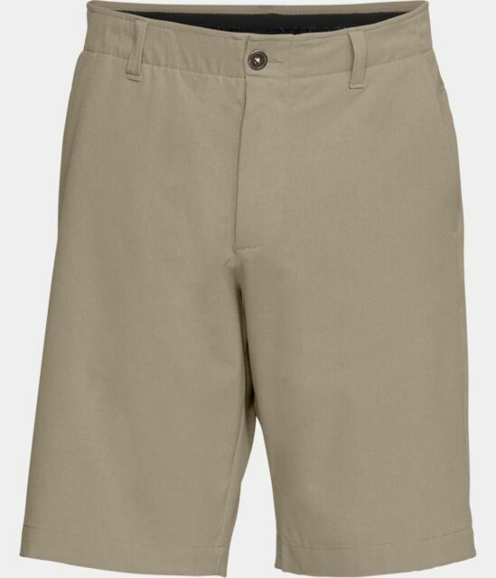 under armour khaki golf shorts