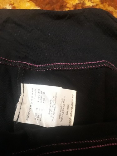 Running Bare 7/8 Black Leggings, VGC- lightly used, size 14 - Picture 7 of 12