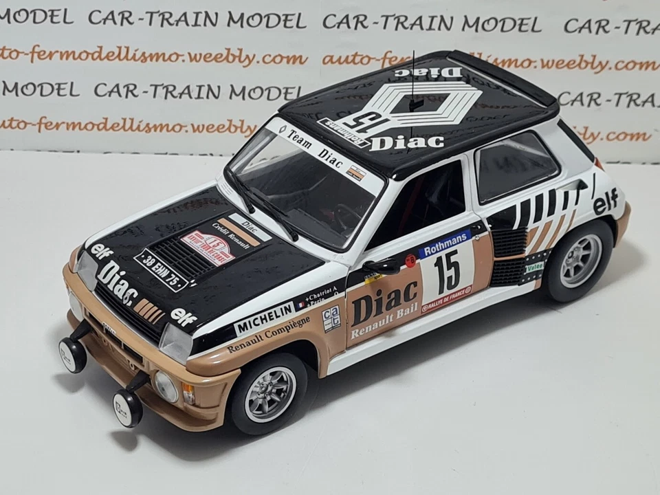 Renault 5 Turbo DIAC - Universal Hobbies 1:18 1/18 1-18 - Immagine 2 di 4