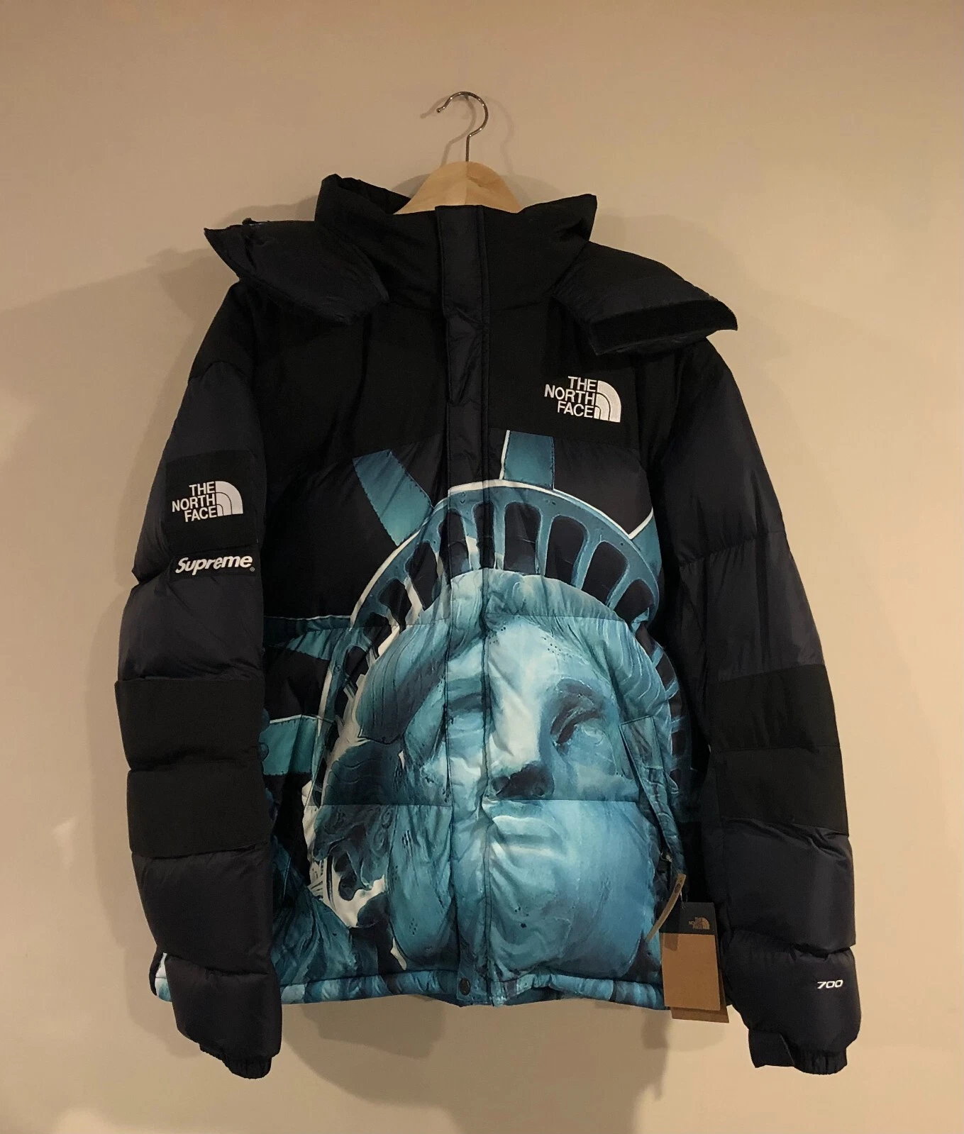 Veste 100 % authentique Supreme North Face Statue Liberty Baltoro XL *NON PORTÉE* 2019
