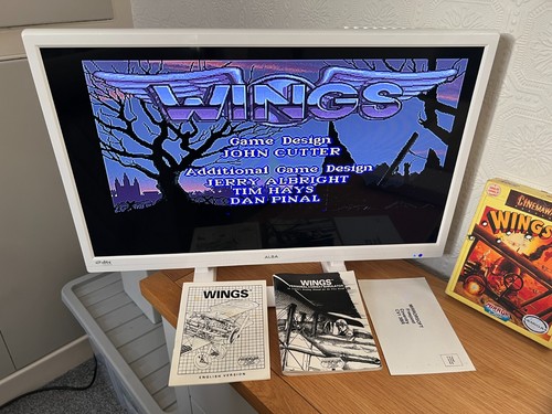 Amiga Cinemaware Wings Vintage Game - Boxed & Working -👽👾Retro Gift Idea👾👽 - Photo 3/24