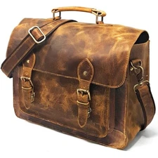 Rofozzi Rover Leather DSLR Camera Briefcase Bag