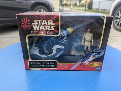 Star Wars Gungan Scout Sub with Obi-Wan Kenobi Figure Episode 1