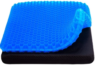 Honeycomb Breathable Gel Seat Cushion Cooling Double Thick Egg Sitting Pad Mat