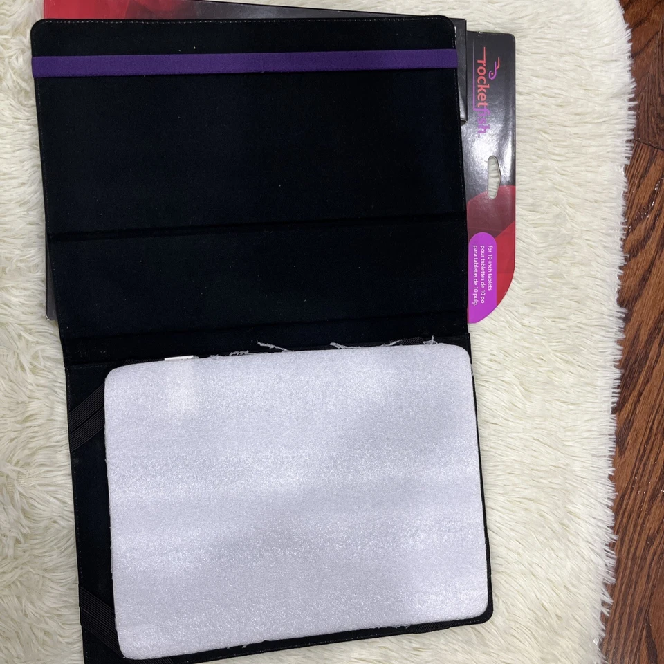 FUNDA FOLIO UNIVERSAL ROCKETFISH CON SOPORTE PARA TABLET DE 10 PULGADAS - RF-PD3UNV13-PP-T Foto 2 de 4