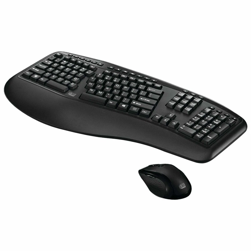 Adesso WKB-1500GB Tru-Form Media 1500 Wireless Ergonomic Keyboard & Laser Mouse - Image 3 of 4
