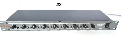 ROLLS RM82 8 CHANNEL RACK MOUNTABLE MICROPHONE LINE MIXER - FULLY WORKING - 第 6/17 張圖片