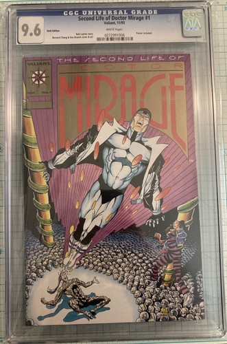 Second Life of Doctor Mirage #1 GOLD Edition CGC 9.6 Valiant 1993 White Pages