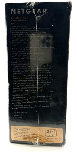 NETGEAR FVG318 ProSafe 802.11G Bezprzewodowa zapora sieciowa VPN 8 - Zdjęcie 4 z 4