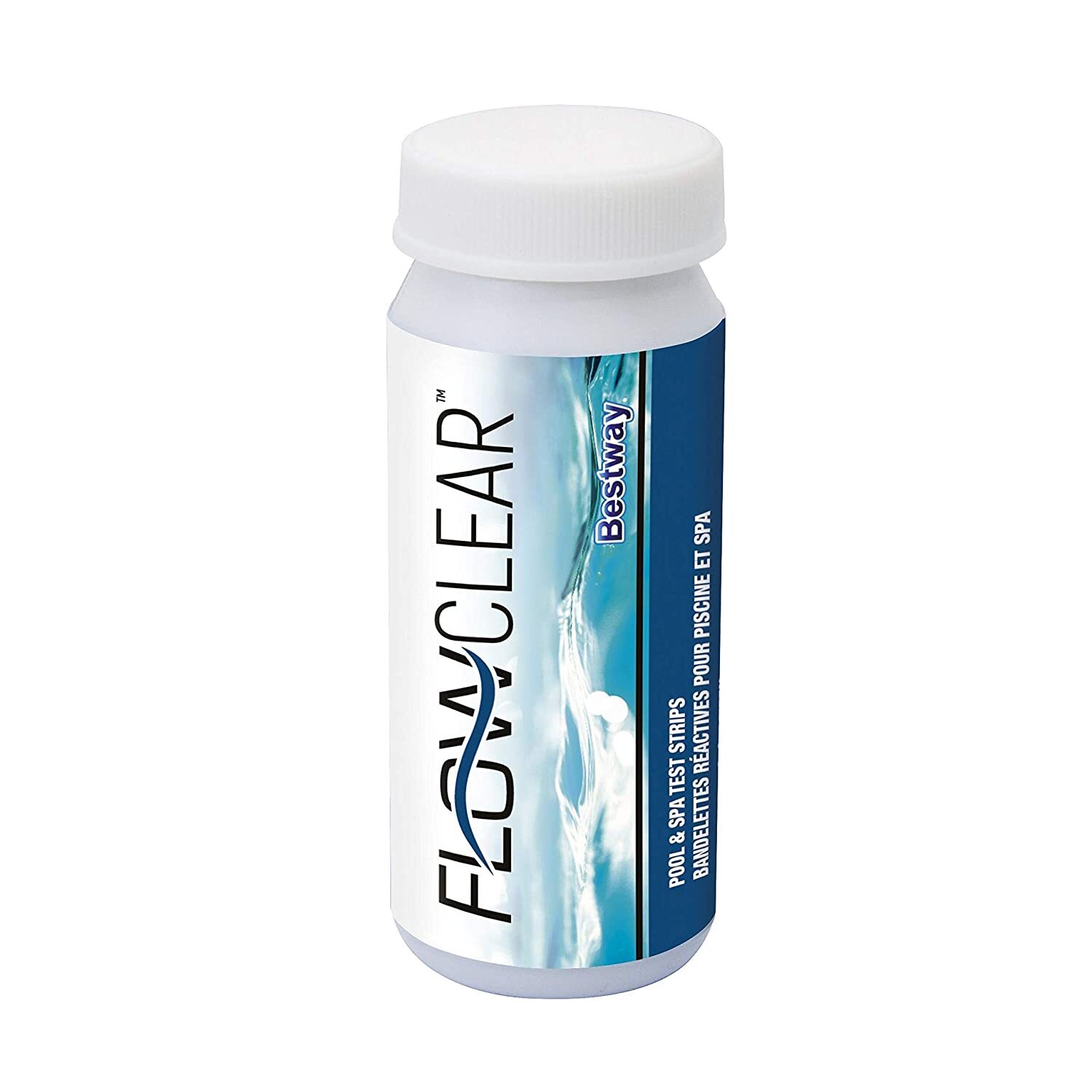 Bestway 193467 Плавательный бассейн Flowclear Pool&Spa 3в1 для бассейна Teststreifen Chemiegehalt 50 Stück