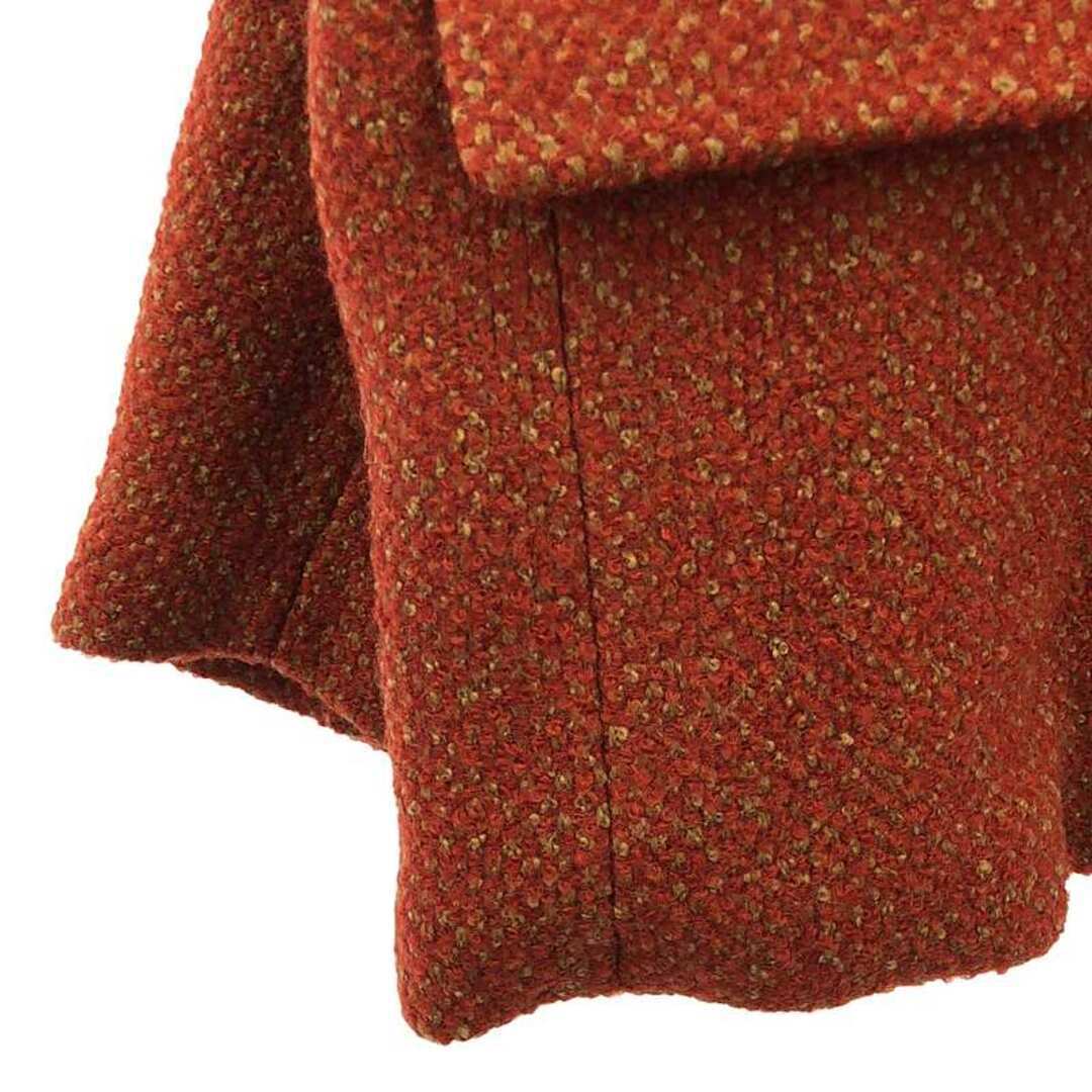 CLANE x SUZUHirose MIX COLOR OVER COAT 1 RED LADIES Used CLANE x SUZUHirose MIX COLOR OVER COAT 1 RED LADIES Used