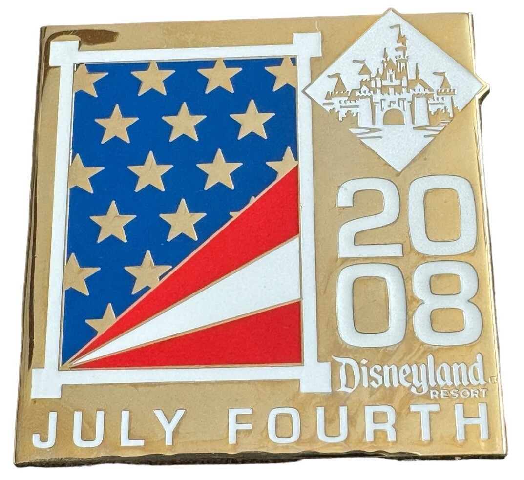Disney Pin Cast Exclusive Holiday Series Fourth of July 2008 LE Pin 63355