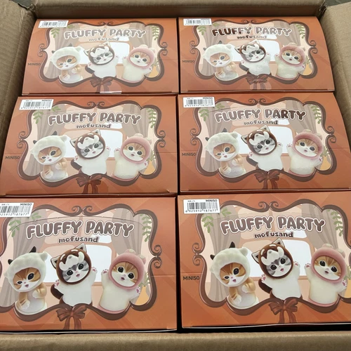 Mofusand Fluffy Party Series Confirmed Blind Box Figur Katze süßes Kätzchen Geschenk Puppe - Bild 25 von 31