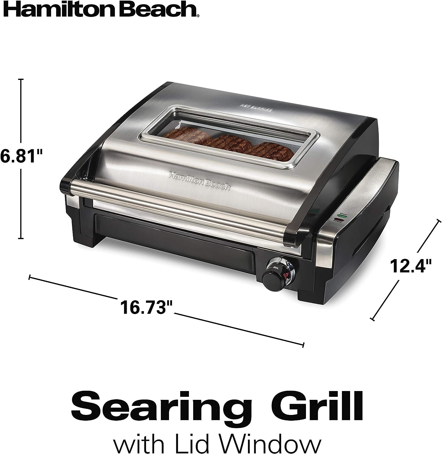 Hamilton Beach 25361 Electric Indoor Searing Grill NEW eBay